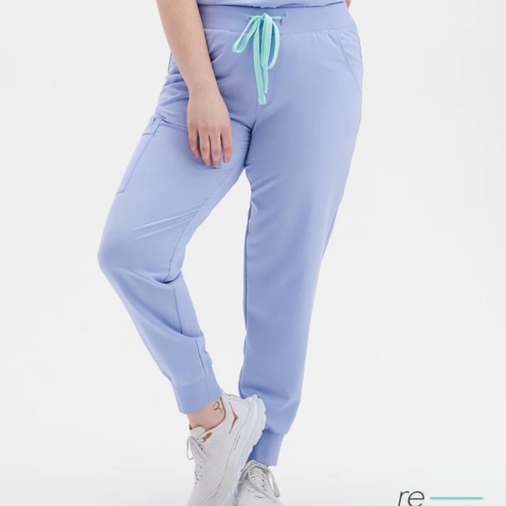 Demi Re-Garde - jogger scrub pants- mauve